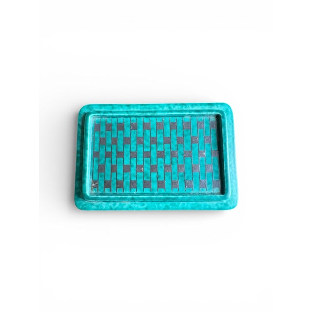 Gustavsberg 1940s Wilhelm Kåge for Gustavsberg 'Argenta' Trinket Box / Sweden For Sale - Image 4 of 6