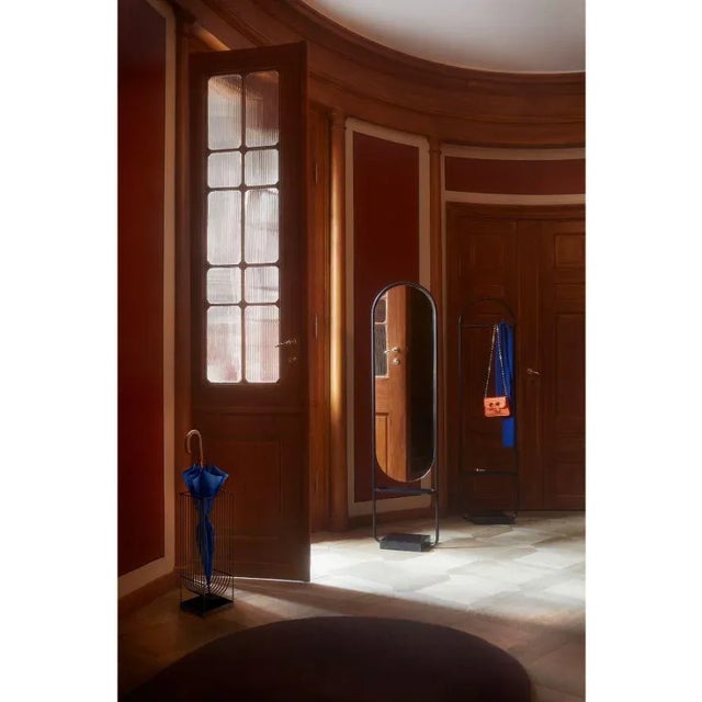 Gold Contemporary Umbrella Stand For Sale - Image 6 of 7