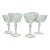 Late 20th Century Cristal D’Arques “Chateaudun”Champagne Glasses- Set of 4 For Sale