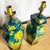 Chinoiserie Chinoiserie Blue and Yellow Porcelains Table Lamps - A Pair For Sale - Image 3 of 10