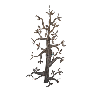 Large Welded Metal Tree Sculpture by Belgian Sculptor Omer de Ridder 1985