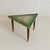 Mexican Green Mosaic Triangular Side Table by Genaro Álvarez, 1960s For Sale - Image 4 of 18