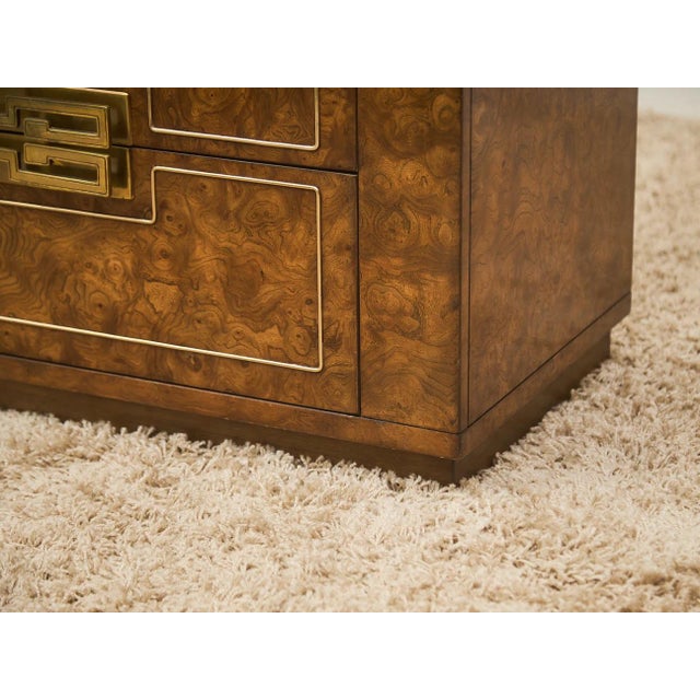Mid 20th Century Mid 20th Century Styled After Mastercraft Burl Chest of Drawers For Sale - Image 5 of 8
