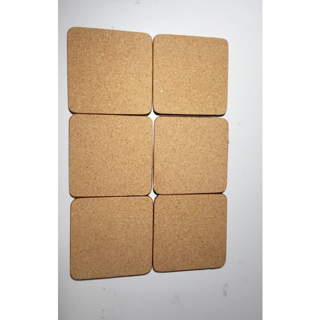 Oxblood Red Vintage Pimpernel Coasters Traditional England For Sale - Image 8 of 8