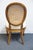 White of Mebane Country French Provincial Caned Round Back Dining Side Chair For Sale In Kansas City - Image 6 of 7