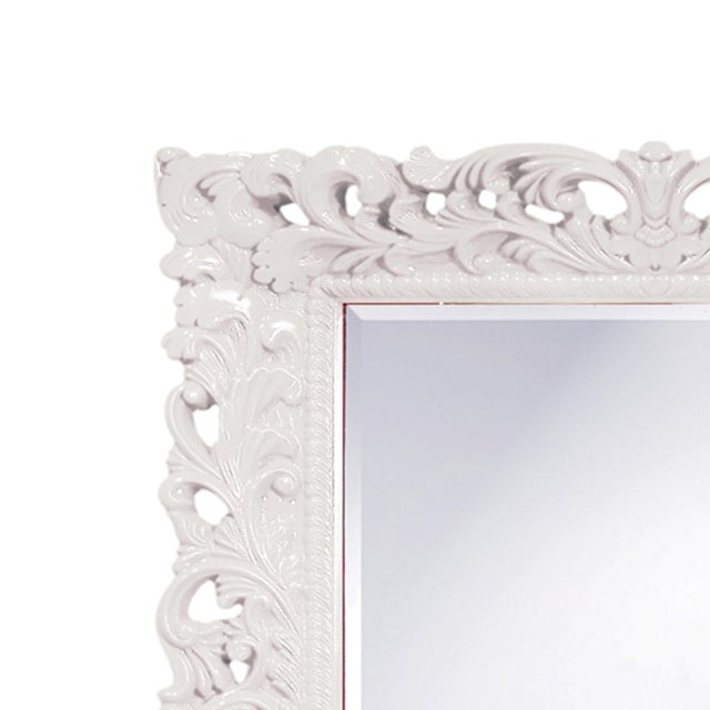 The Barcelona Mirror features an ornate rectangle frame complete with scrolls and flourishes. It is then finished in our...