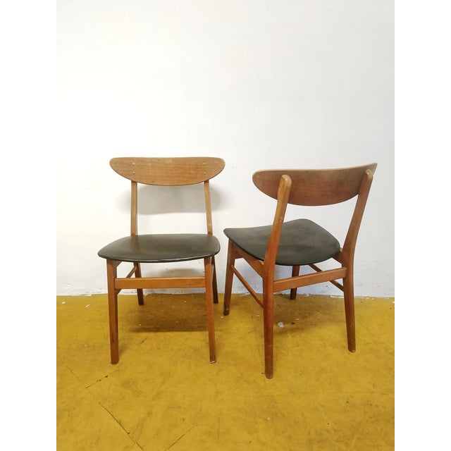 Vintage Danish Model 210 Chairs in Teak from Farstrup Møbler, 1950s, Set of 2 For Sale - Image 6 of 6