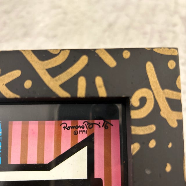 Romero Britto Romero Britto Work of Art Signed and Dated For Sale - Image 4 of 12