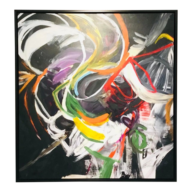 Modern Abstract Giclee on Canvas Print For Sale