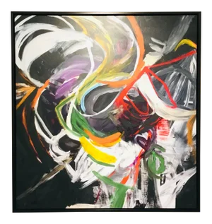 Modern Abstract Giclee on Canvas Print