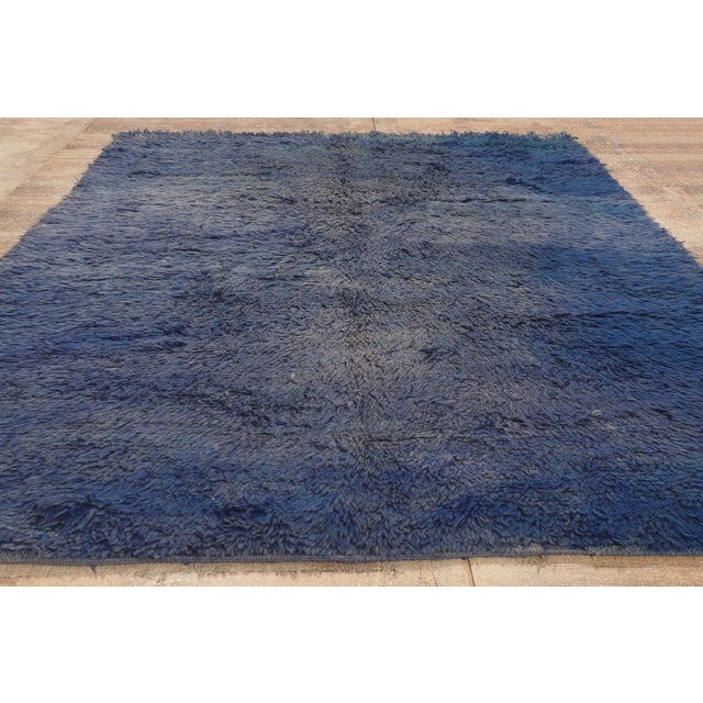 Vintage Beni Mrirt Moroccan Rug, 05'11 X 08'04 For Sale - Image 9 of 10