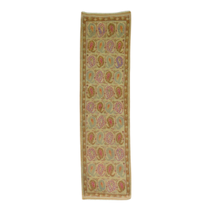 Zabihi Collection Turkish Paisley Motif Small Size Runner