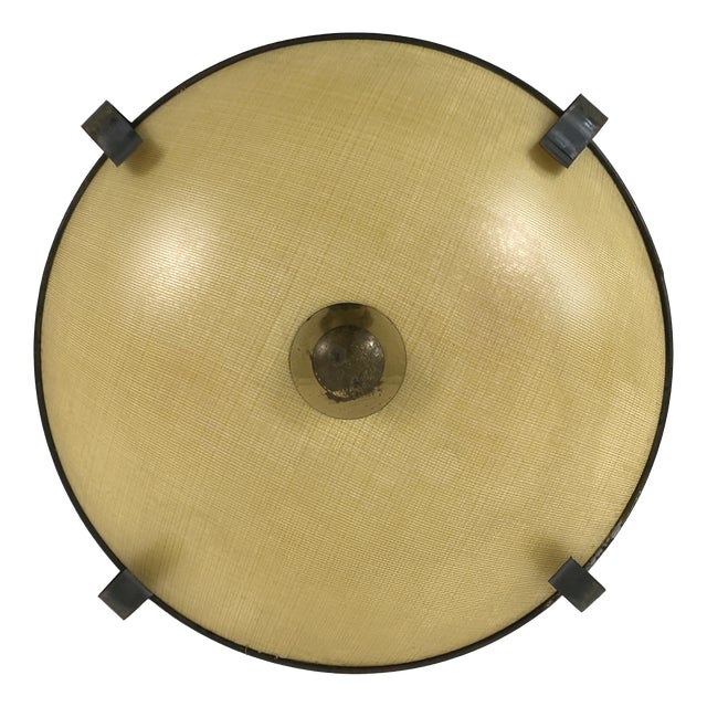 Large Mid-Century Modern Flush Mount or Ceiling Fixture, Germany, 1950s For Sale