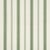 Schumacher Coco Stripe Wallcovering In Green For Sale