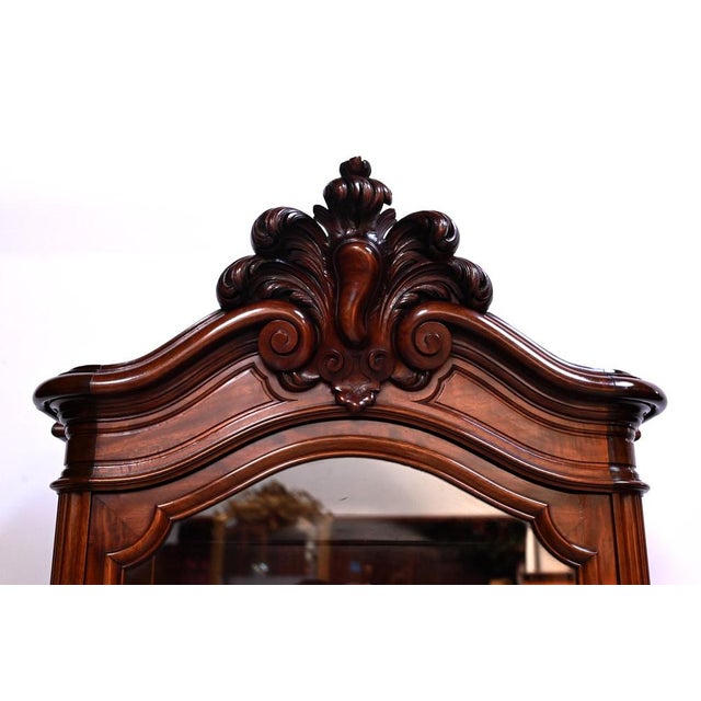 Napoleon III Style Showcases in Mahogany, 19th Century, Set of 2 For Sale - Image 5 of 18
