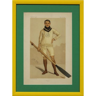 "Benjie" Oarsman by 'Spy' for Vanity Fair C1894 For Sale