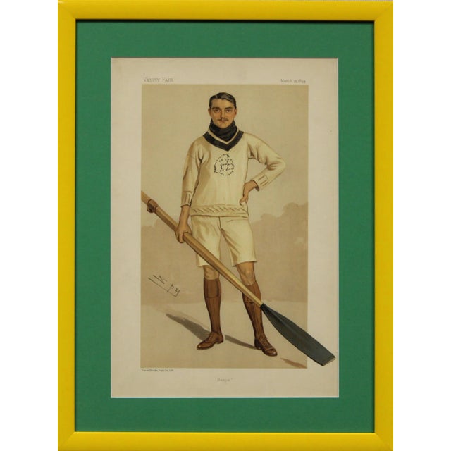"Benjie" Oarsman by 'Spy' for Vanity Fair C1894 For Sale