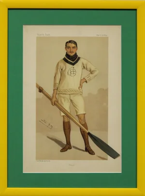 "Benjie" Oarsman by 'Spy' for Vanity Fair C1894