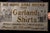 Antique Garland Shirts Tin-Over-Cardboard Sign For Sale - Image 4 of 6