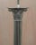 Vintage Silver-Plated Corinthian Pillar Floor Lamp with Paw Feet For Sale - Image 12 of 15