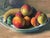 Expressionism Ivan Olinsky, Still Life w/ Chinese Porcelain Figurine & Fruits, O/C Painting, C For Sale - Image 3 of 6