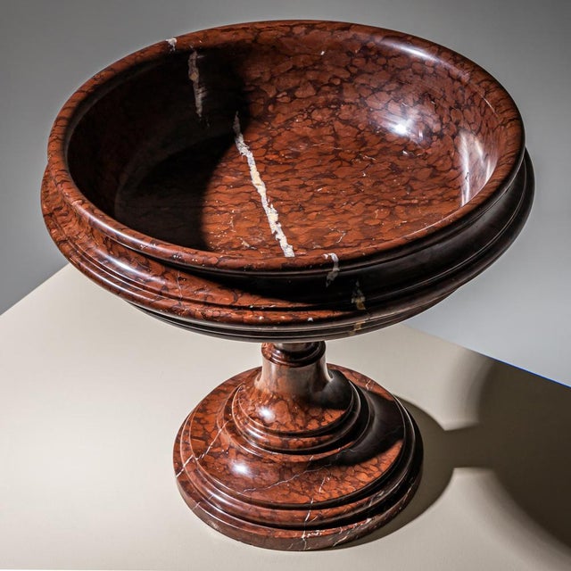 Red Marble Tazza, Italy, 19th Century For Sale - Image 3 of 7