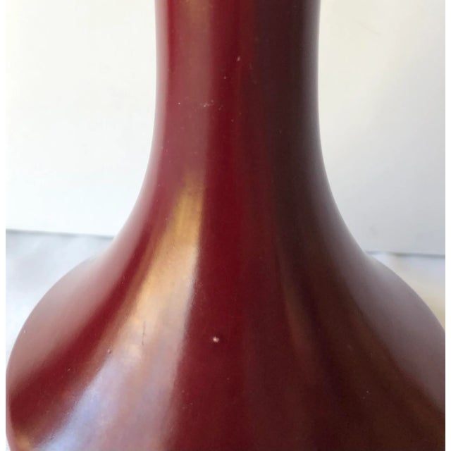 Early 20th Century Art Deco Royal Haeger Oxblood Bud Vase For Sale In Cincinnati - Image 6 of 7