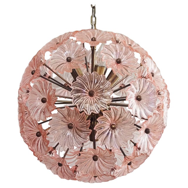 Vintage Italian Sputnik Crystal Chandelier, 1990 For Sale - Image 14 of 14
