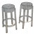 Philippe Starck for Kartell Charles Ghost Counter Stools, Pair For Sale