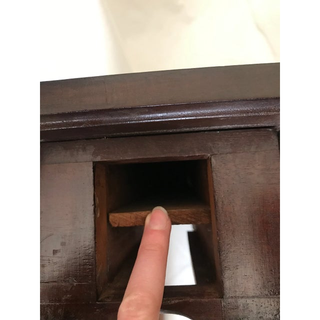 19th Century Inlaid Drop Leaf Table With Secret Compartment For Sale - Image 12 of 13