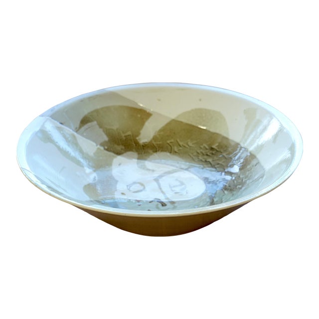 Carl-harry Stålhane, a Large Stoneware Bowl For Sale