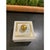 Offered is a white marble trinket box with gold details. Versatile size to use in any space in your home.