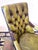 Olive Olive Green Tufted Leather Chesterfield Library Chair, 1970s For Sale - Image 8 of 12