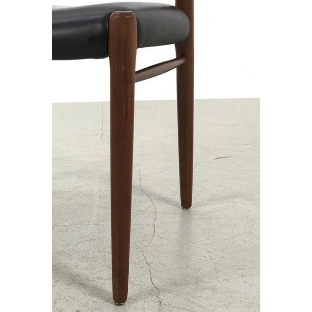 Wood Model 75 Chairs by Niels Otto N. O. Møller, Set of 3 For Sale - Image 7 of 12