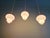 Metal Scandinavian Pendant Lights in White Opaline Glass, 1960, Set of 3 For Sale - Image 7 of 18