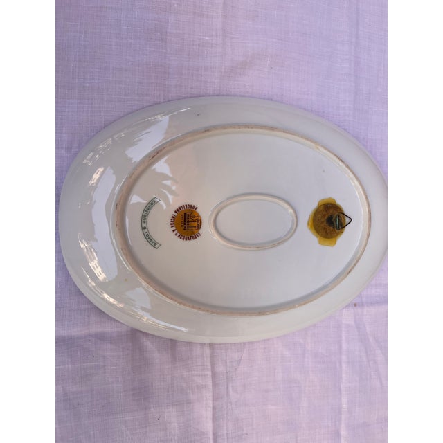 Rovere Series Plate in 24 Karat Gold and Porcelain from Morbelli, 1890s For Sale - Image 5 of 7