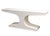 Mid-Century Modern Vintage 1970s Style White Laminate Console Table and Matching Diamond Mirror For Sale - Image 3 of 10