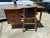 Vintage mid century modern mainline by hooker Walnut desk and vintage chair, some surface scuffs and marks , chair could...