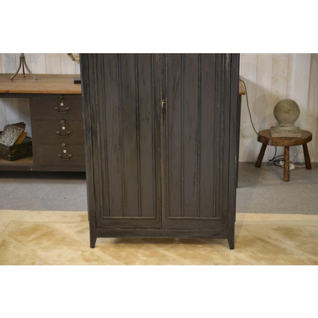 Vintage Patinated Wardrobe, 1950s For Sale - Image 10 of 15