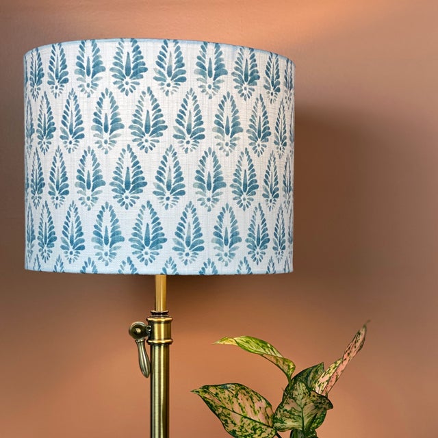 Blue Patterned Lamp Shade Chairish