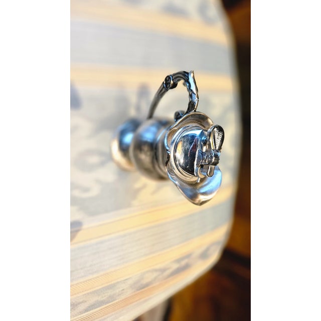 1970s Vintage Victorian Style Table Cigar Lighter For Sale - Image 5 of 7