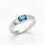 Topaz Solitaire Ring for Men Silver, Gold, Size 10 For Sale - Image 4 of 7
