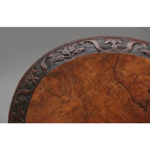 Late 19th Century 19th Century Walnut Occasional Table, 1870s For Sale - Image 5 of 9