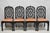 Vintage Chinese Chippendale Pagoda Fretwork Black Lacquer Dining Chair, Set of 4 For Sale - Image 13 of 13