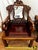 Vintage Chinese Carved Rosewood Armchairs With Dali Marble Panels - A Pair For Sale - Image 10 of 11