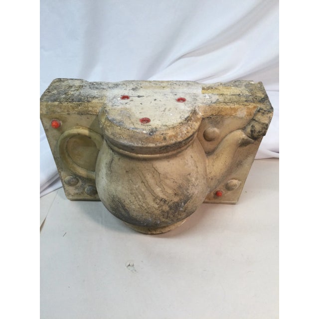 White Antique Tea Pot Mold From England For Sale - Image 8 of 8