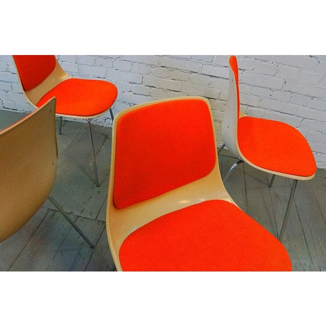Mid-Century Model 225/2 Dining Chairs by Georg Leowald for Wilkhahn, Set of 4 For Sale - Image 8 of 13