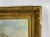Antique 19th Cen. Winter Scene Landscape Oil Painting For Sale - Image 4 of 12
