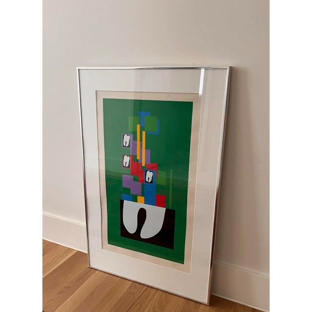 Untitled Abstract Screen Print (Edition 9/150) For Sale In Austin - Image 6 of 10