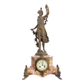 La Vigne Par Pathou Table Clock, 19th Century For Sale